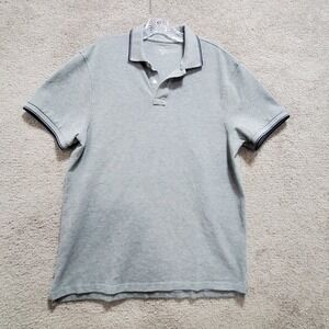 J.Crew Polo Shirt Womens XL Gray Golf Stretch Pullover Slim Fit Easy Care Casual